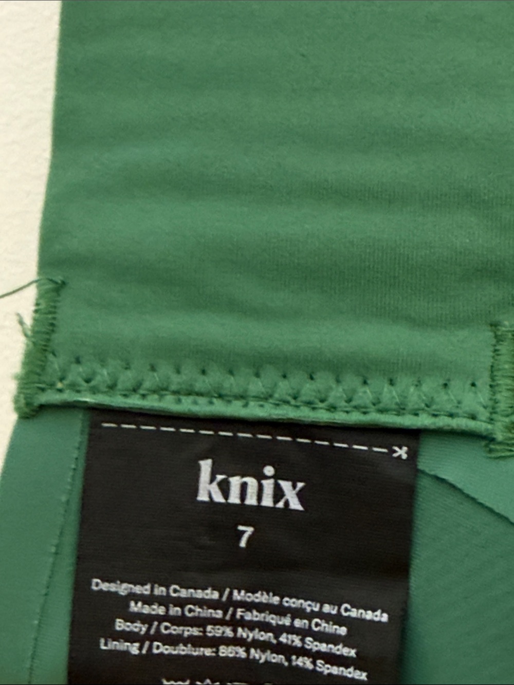 knix Forest Green Wireless Seamless Bra - Picture 2 of 3